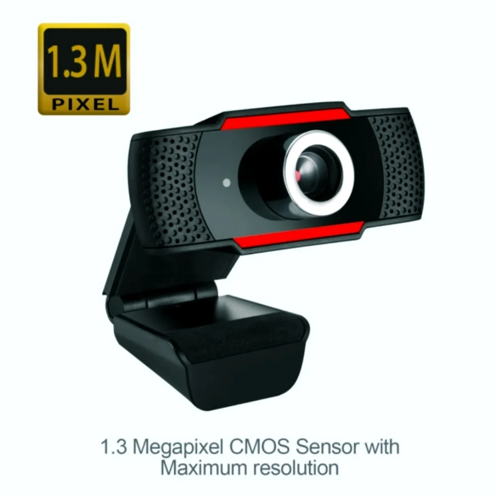 Adesso CyberTrack H3 720P HD USB Webcam with Built in Microphone New